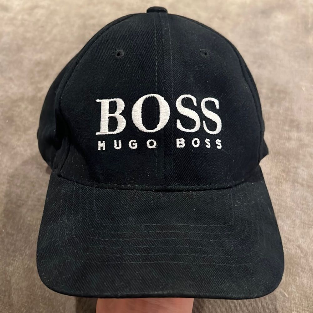 VTG Hugo Boss BOSS Cap, Adjustable baseball hat Sample hat ! Embroidered rare